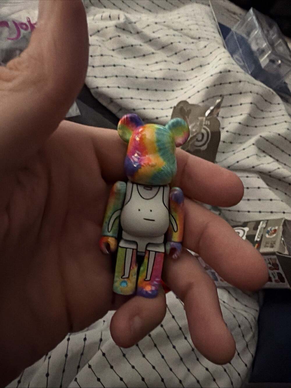 Medicom Toy BE@RBRICK Series 50 RARE Bearbrick Tie-Dye Vinyl Figure